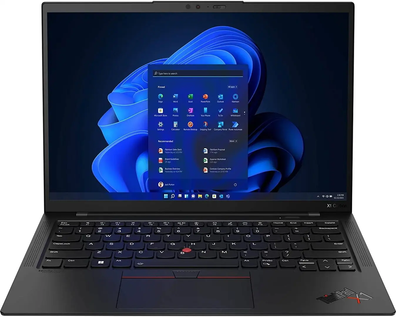Laptop Lenovo ThinkPad X1 Carbon Gen 10 21CB007JRI Intel Core i7 1260P 16GB DDR5/512GB SSD (Black)
