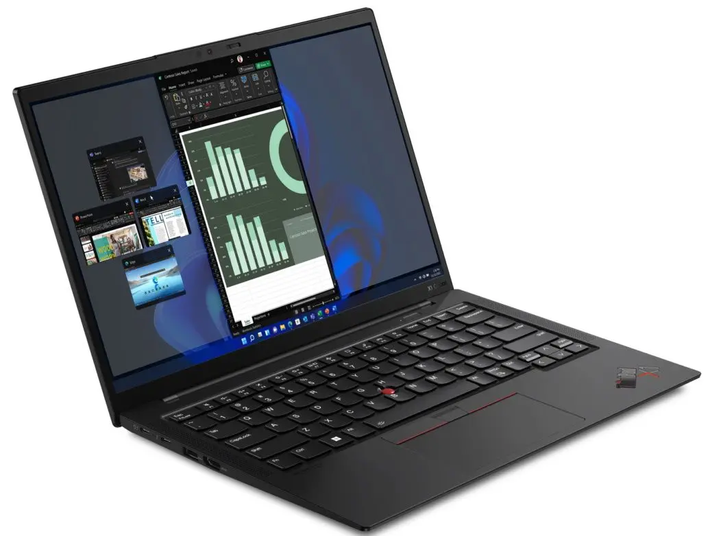 Ноутбук Lenovo ThinkPad X1 Carbon Gen 10 Intel Core i7-1255U 16GB DDR4/1TB SSD W11P (Black Weave) - 2
