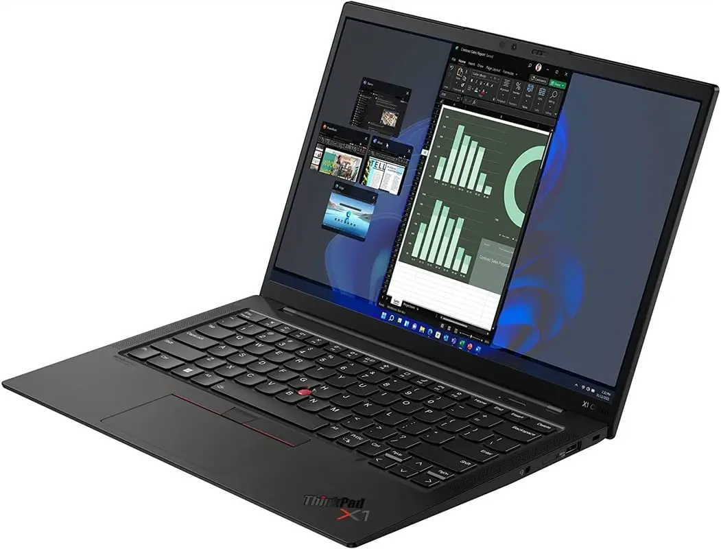 Laptop Lenovo ThinkPad X1 Carbon Gen 10 Intel Core i7-1260P 32GB DDR4/1TB SSD W11Pro (Black)