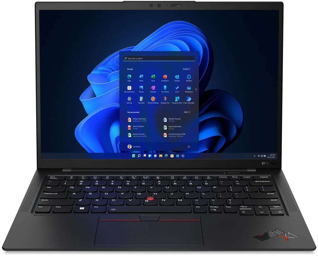 Ноутбук Lenovo ThinkPad X1 Carbon Gen 11 Intel Core i7-1355U 32GB LPDDR5/1TB SSD W11P (Deep Black) - 2