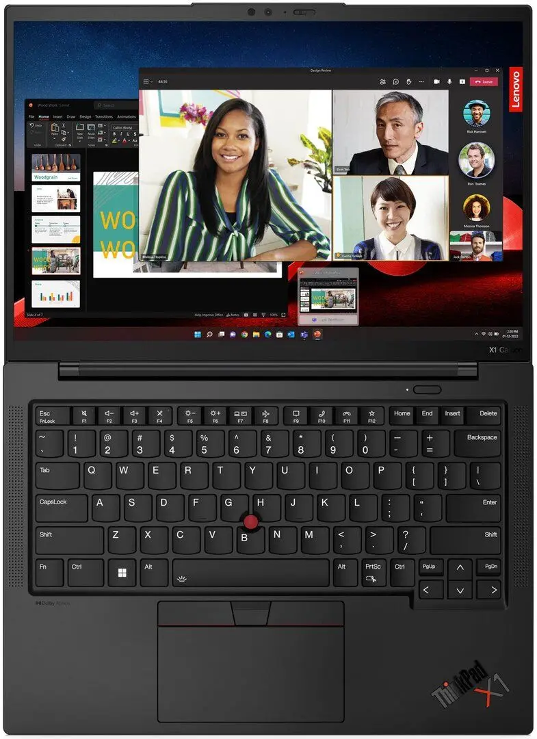 Ноутбук Lenovo ThinkPad X1 Carbon Gen 11 Intel Core i7-1355U 32GB LPDDR5/1TB SSD W11P (Deep Black) - 3