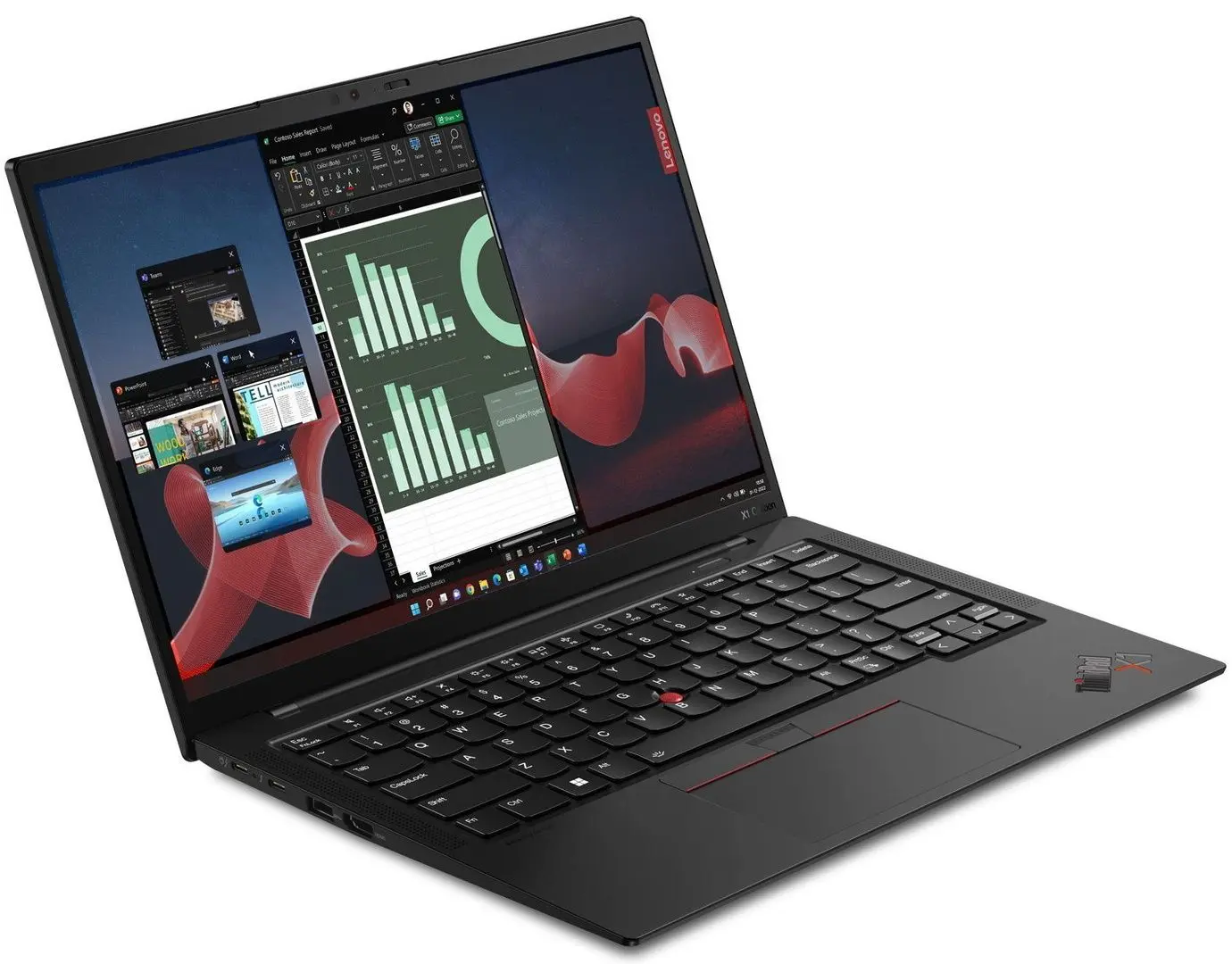 Ноутбук Lenovo ThinkPad X1 Carbon Gen 11 Intel Core i7-1355U 32GB LPDDR5/1TB SSD W11P (Deep Black) - 4