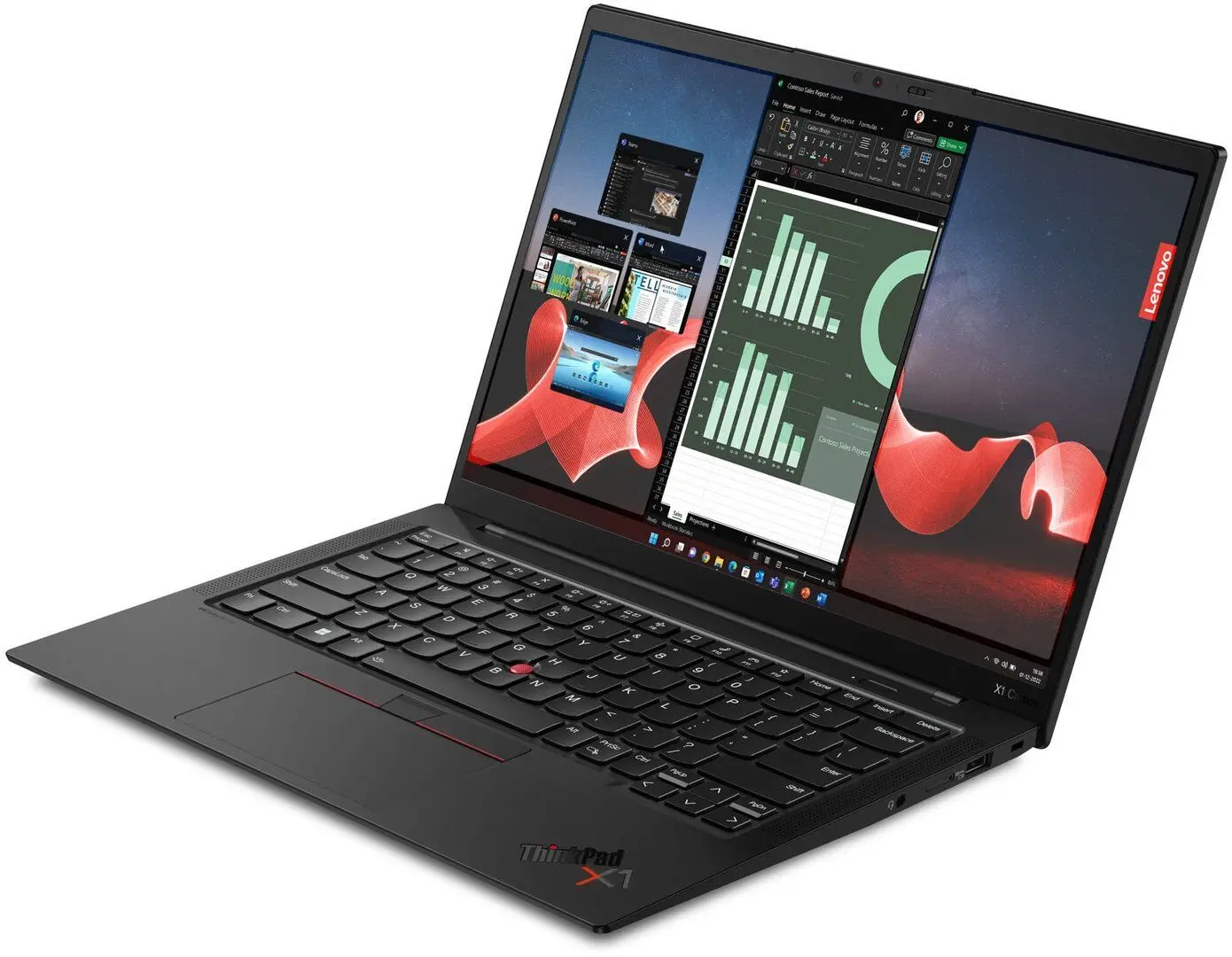 Ноутбук Lenovo ThinkPad X1 Carbon Gen 11 Intel Core i7-1355U 32GB LPDDR5/1TB SSD W11P (Deep Black) - 5