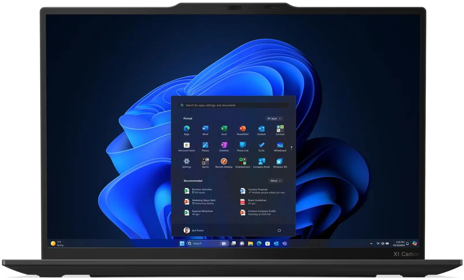 Ноутбук Lenovo ThinkPad X1 Carbon Gen 13 Aura Edition Core Ultra 7 265U 64GB/1TB W11Pro (Black)