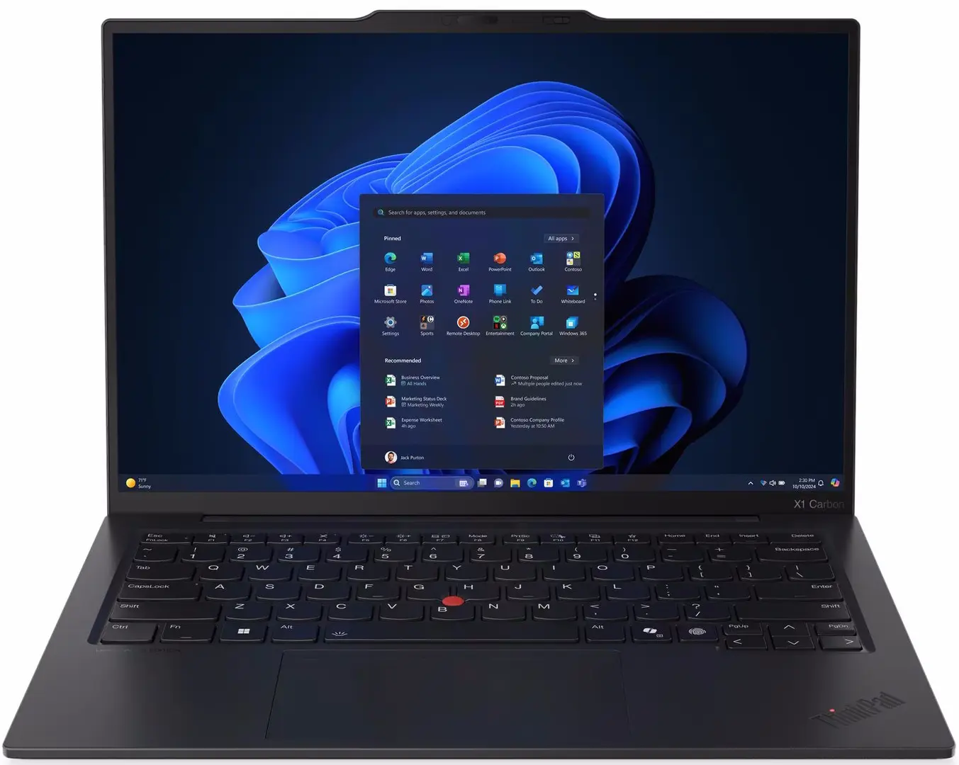 Ноутбук Lenovo ThinkPad X1 Carbon Gen 13 Aura Edition Core Ultra 7 265U 64GB/2TB W11Pro (Black)