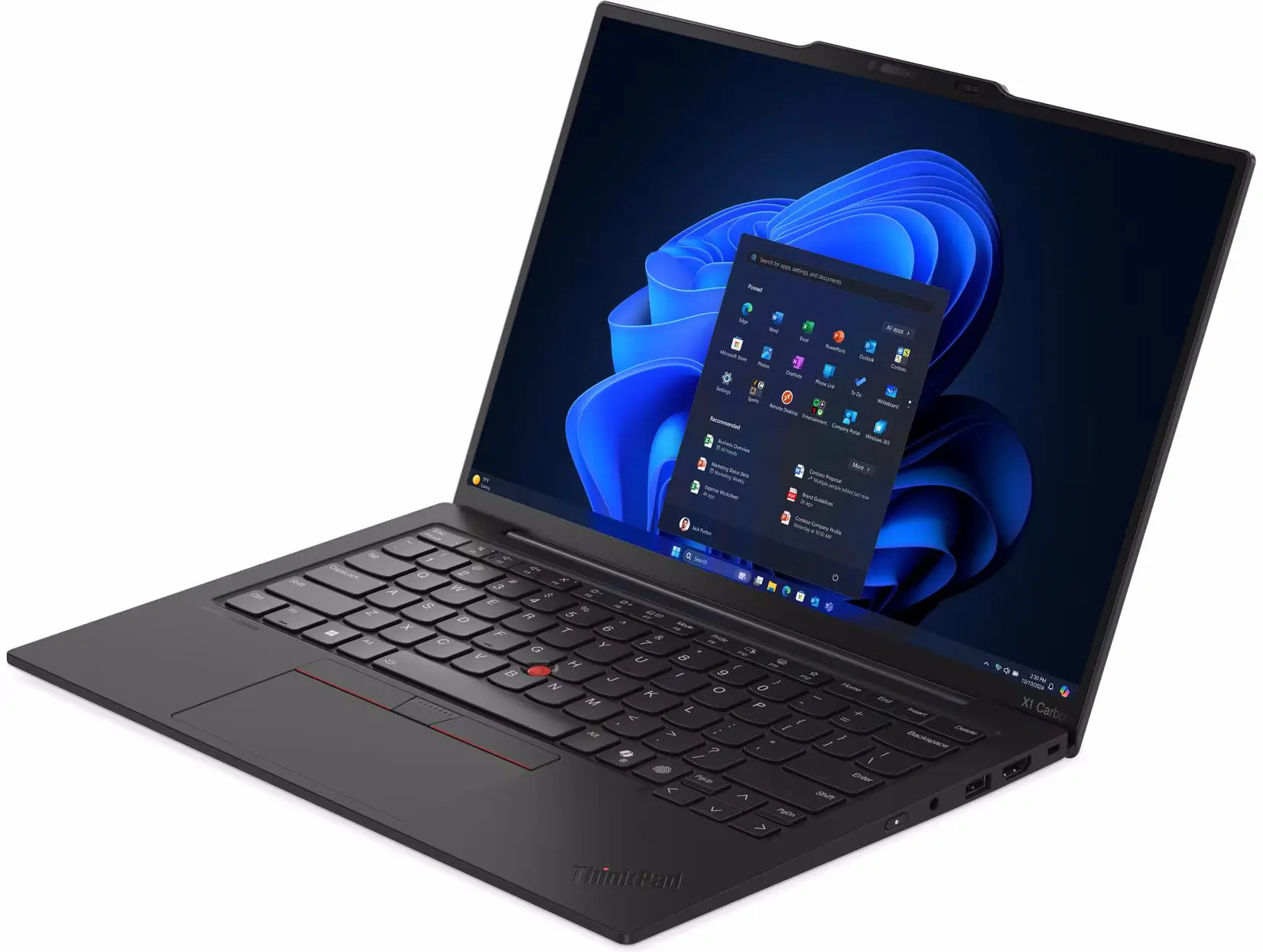 Laptop Lenovo ThinkPad X1 Carbon Gen 13 Aura Edition Intel Core Ultra 7 258V 32GB/1TB Win11Pro (Black) - 2