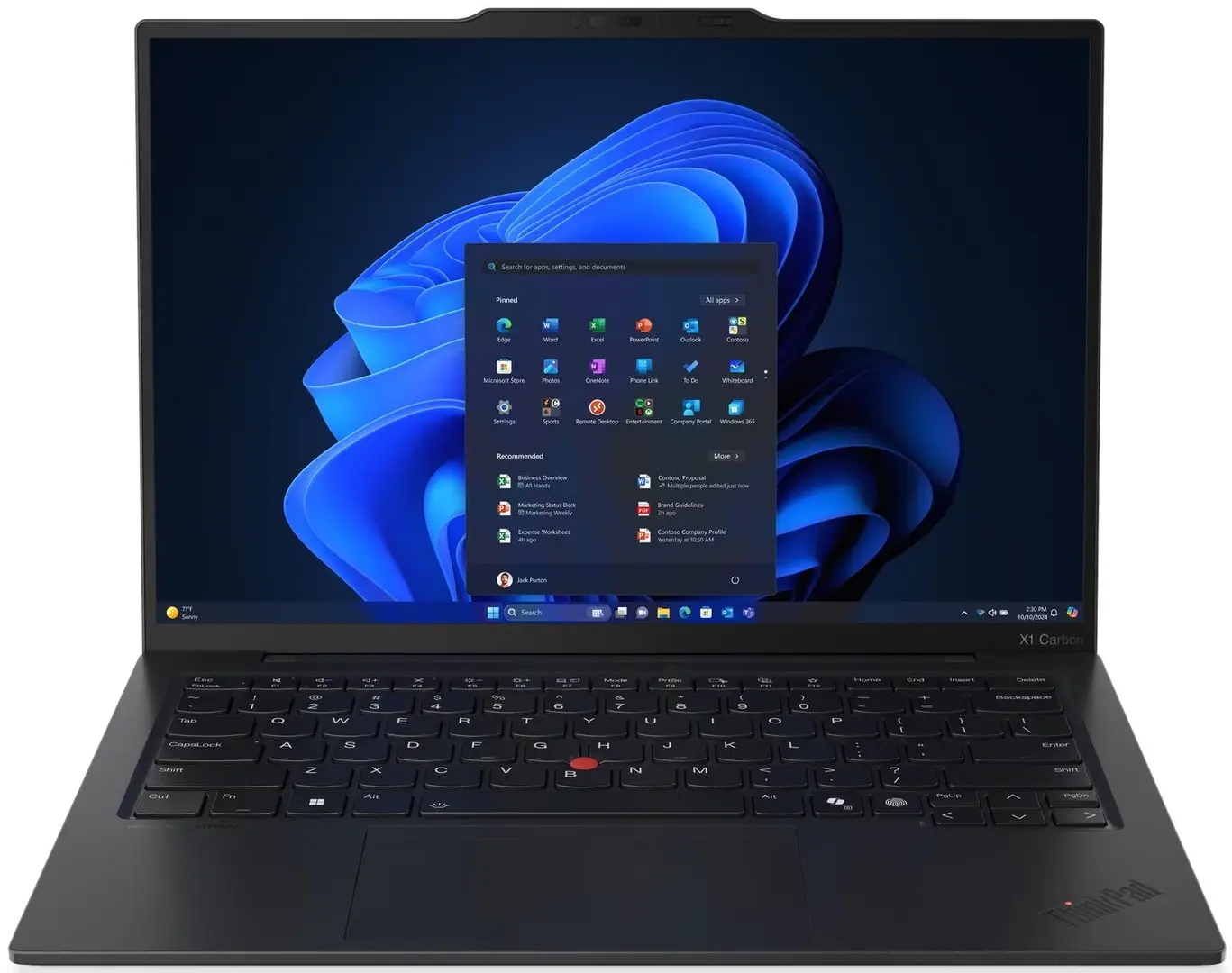 Ноутбук Lenovo ThinkPad X1 Carbon Gen 13 Ultra 7 258V 32GB/1TB W11P (Black) - 2
