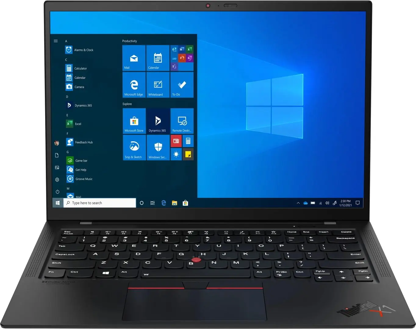 Laptop Lenovo ThinkPad X1 Carbon Intel Core i5-1135G7 16GB LPDDR4x/512GB SSD (Black)
