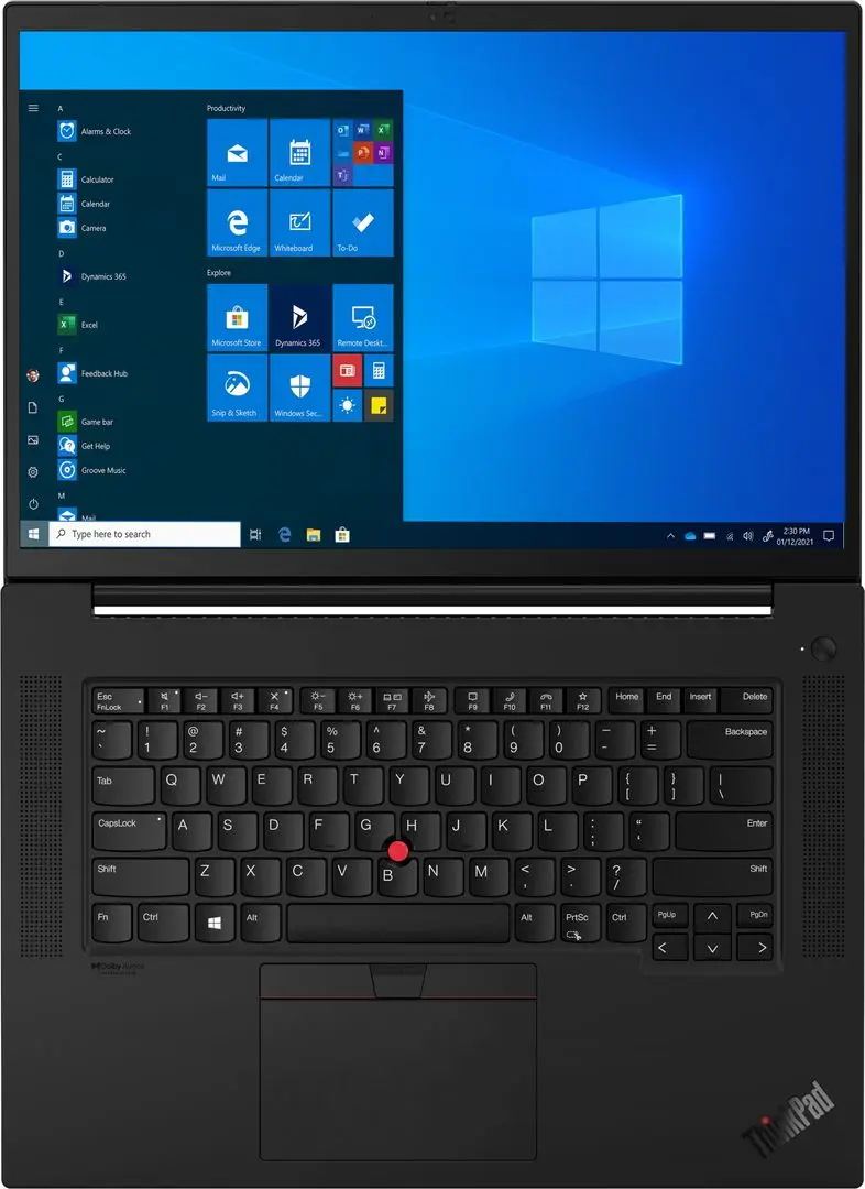 Ноутбук Lenovo ThinkPad X1 Extreme G4 Intel Core i7-11800H 32GB DDR4/512GB SSD W11Pro (Black) - 4