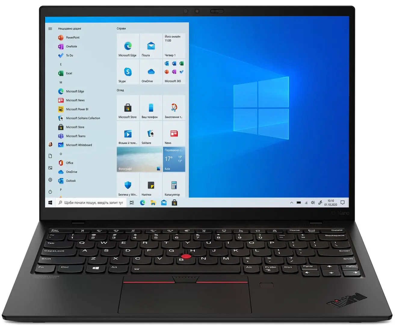 Laptop Lenovo ThinkPad X1 Nano 13 Intel Core  i7-1160G7 16GB DDR4/512GB SSD Windows 10 Pro (Black)