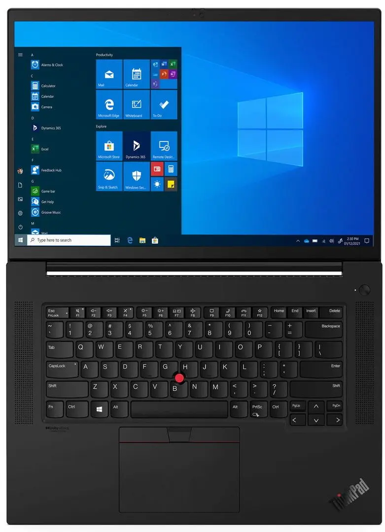 Laptop Lenovo ThinkPad X1 Xtreme Gen 4 Intel Core i7-11850H 32GB DDR4/1TB SSD (Black)