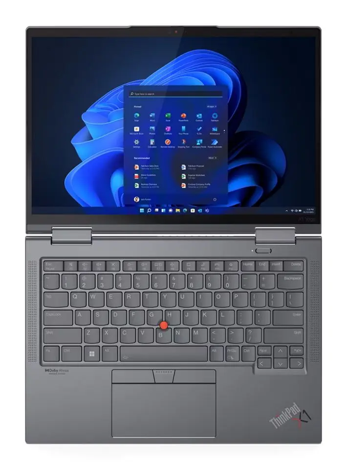 Laptop Lenovo ThinkPad X1 Yoga Gen 7 Intel Core i7-1260P 16GB LPDDR5/512GB SSD W11Pro (Storm Grey)