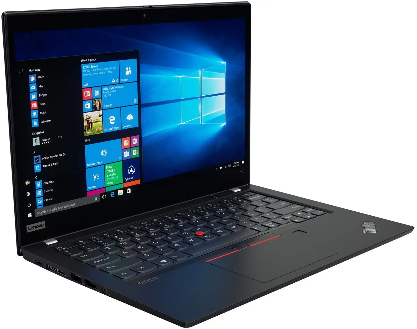 Ноутбук Lenovo ThinkPad X13 G1 AMD Ryzen 5 Pro 4650U 16GB DDR4/256GB SSD W10Pro (Black)
