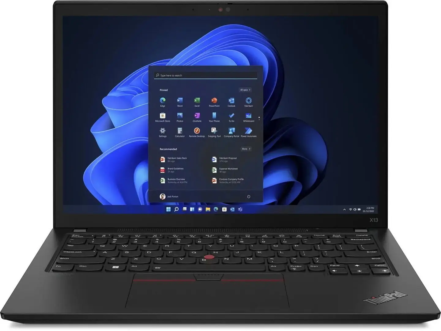 Ноутбук Lenovo ThinkPad X13 Gen 3 Intel Core i7-1260P 16GB DDR4/512GB SSD W11P (Thunder Black)