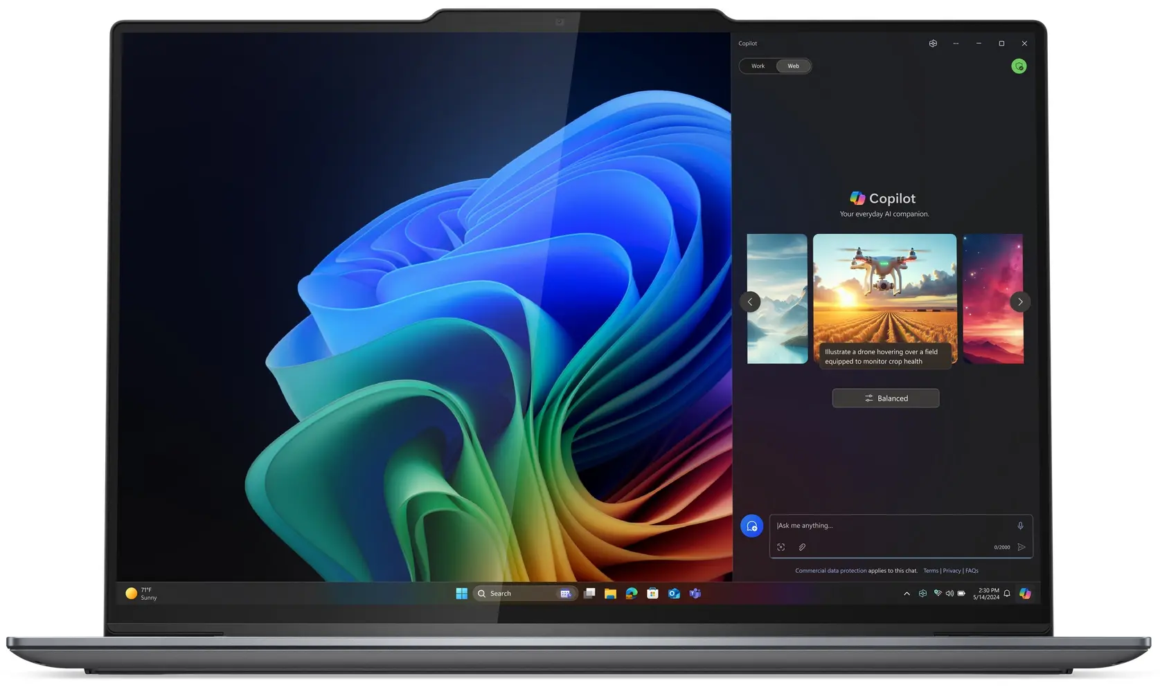 Laptop Lenovo ThinkPad X9-14 Gen 1 21QA001FRT Intel Core Ultra 7 258V 1x32GB DDR5/1TB SSD W11P (Grey)