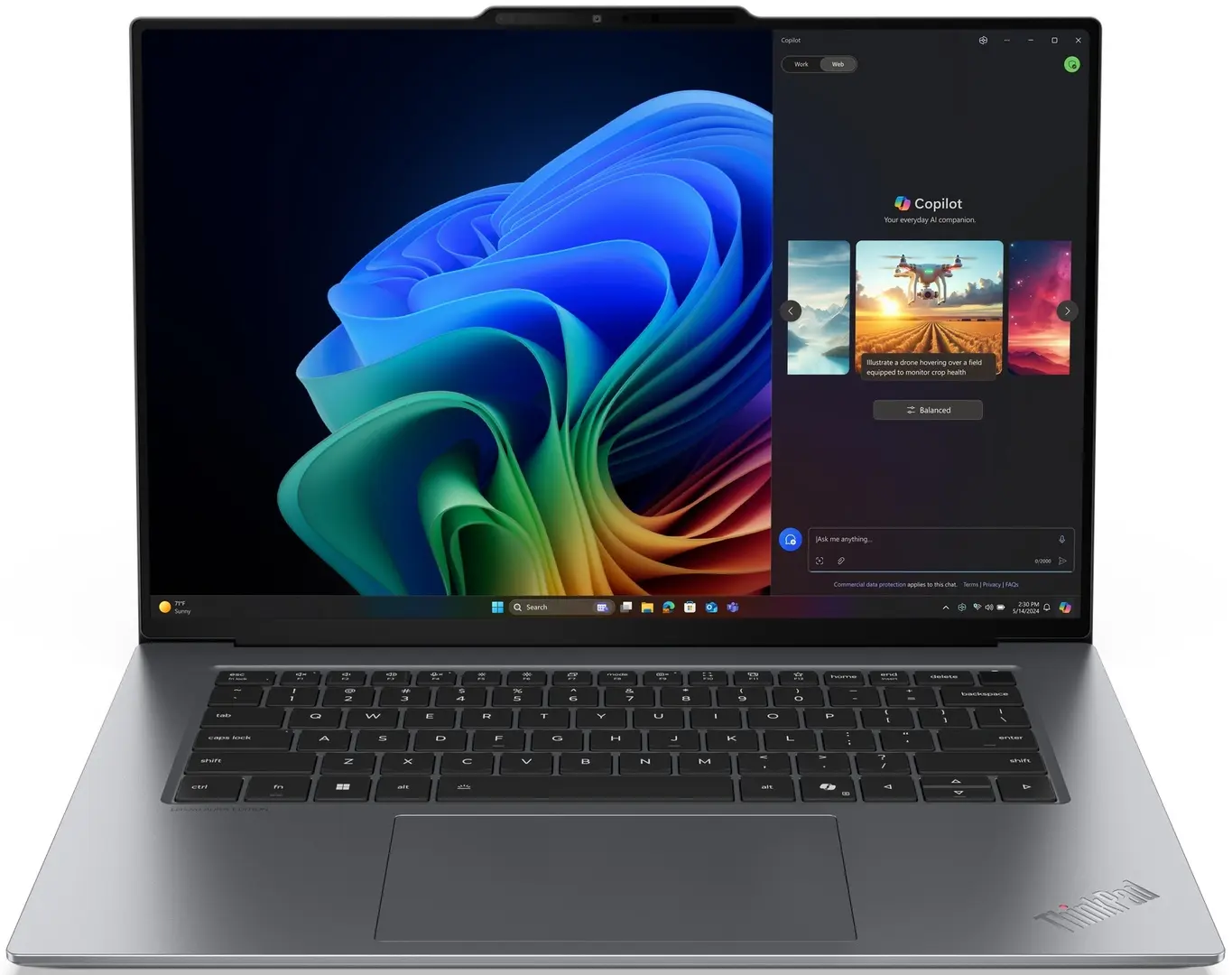 Ноутбук Lenovo ThinkPad X9-15 Gen 1 Intel Core Ultra 7 258V 1x32GB DDR5/2TB SSD W11P (Grey)