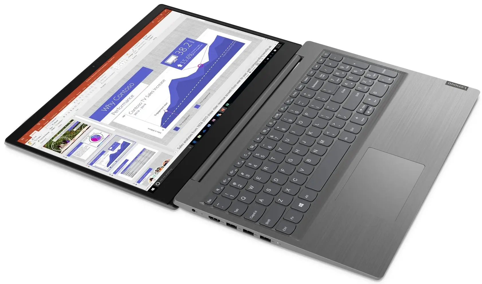 Laptop Lenovo V15-ADA Ryzen R5 3500U 8GB DDR4/256GB SSD W10 Pro (Grey) - 8