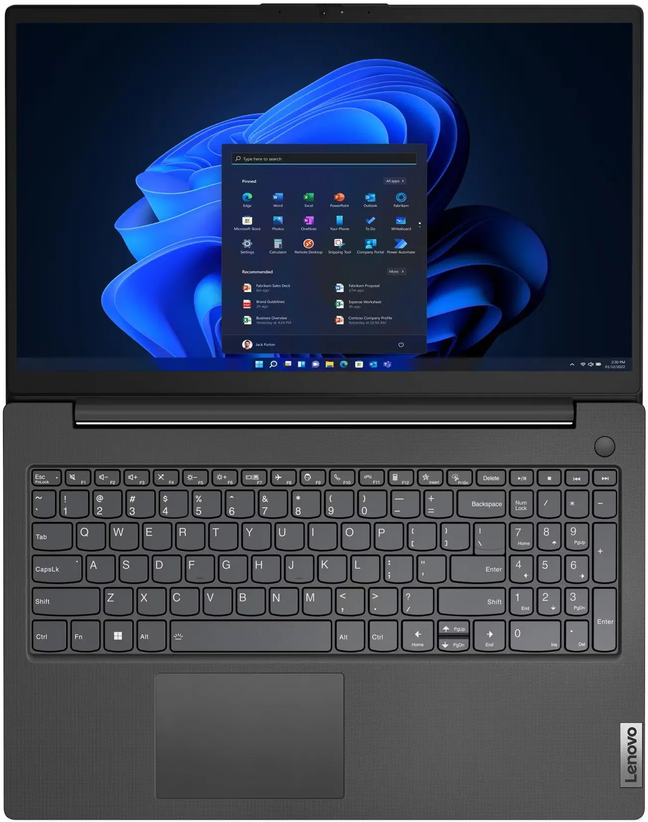 Ноутбук Lenovo V15 G4 ABP Ryzen 7 7730U 8GB/512GB NoOS (Business Black) - 2
