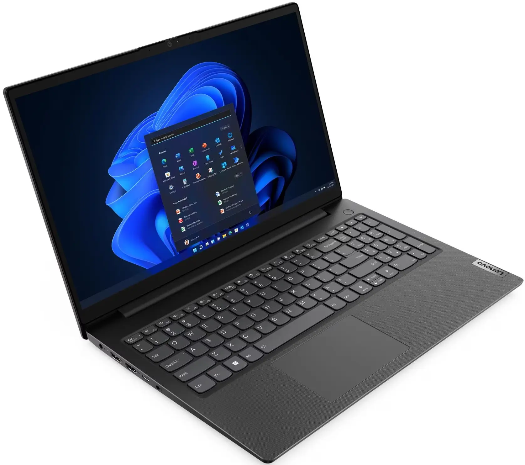 Ноутбук Lenovo V15 G4 ABP Ryzen 7 7730U 8GB/512GB NoOS (Business Black) - 3