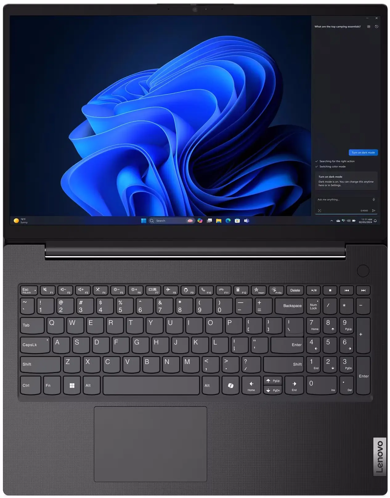 Ноутбук Lenovo V15 G5 IRL Core i3-1315U 16GB/512GB NoOS (Business Black) - 6