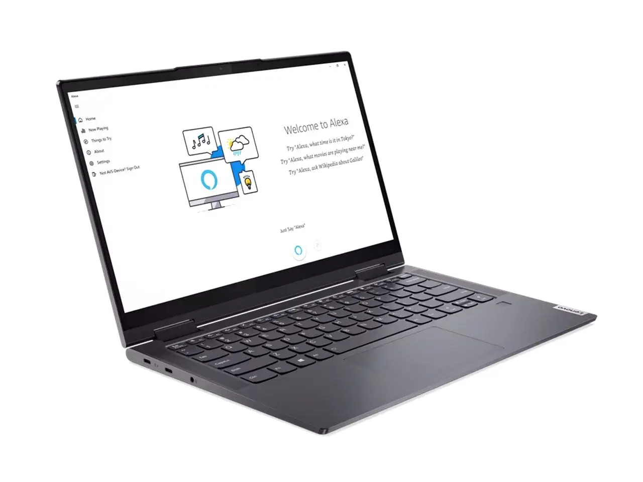 Laptop Lenovo Yoga 7 14ACN6 AMD Ryzen 7 5800U 16GB LPDDR4X/1TB SSD W11Home (Slate Grey) - 3