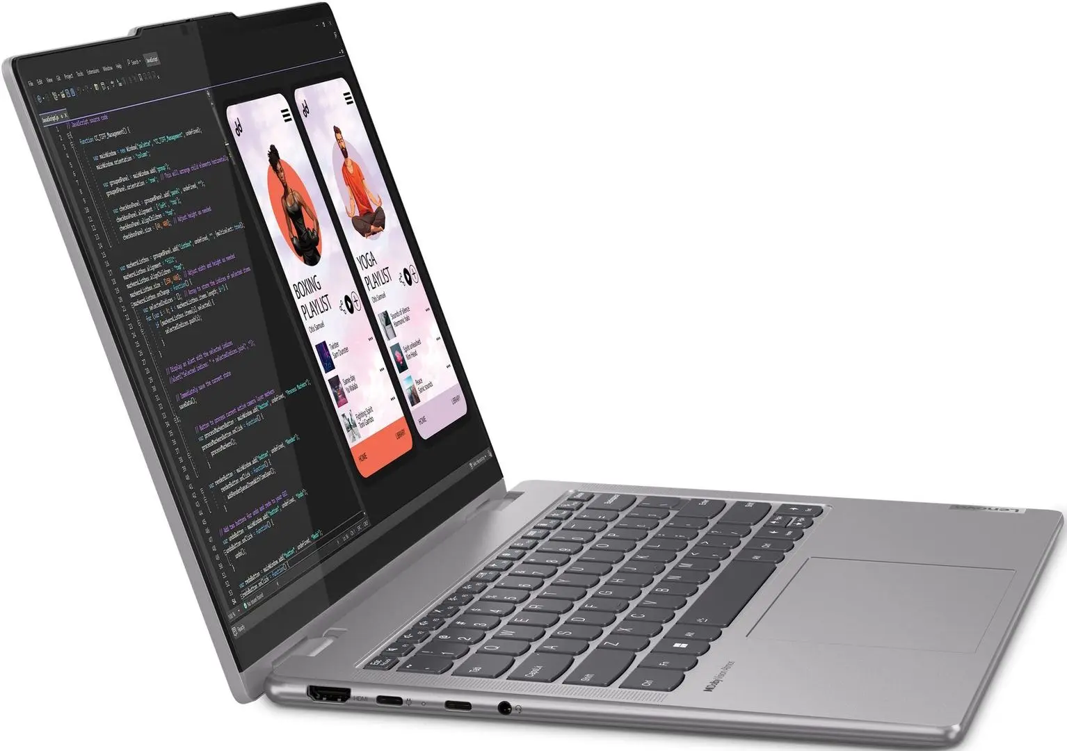 Laptop Lenovo Yoga 7 14AHP9 AMD Ryzen 7 8840HS 16GB DDR5/1TB SSD W11 (Storm Grey)