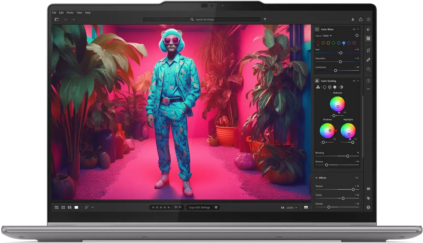 Laptop Lenovo Yoga 7 14AHP9 AMD Ryzen 7 8840HS 16GB DDR5/1TB SSD W11 (Storm Grey)