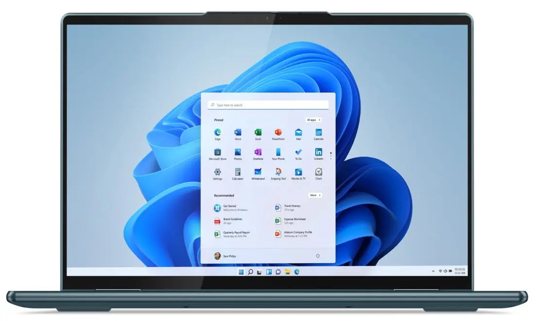 Ноутбук Lenovo Yoga 7 14ARB7 82QF0057RM AMD Ryzen 7 6800U 32GB DDR5/1TB SSD (Blue)