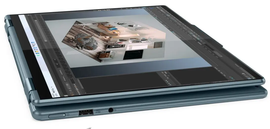 Ноутбук Lenovo Yoga 7 14ARB7 82QF0057RM AMD Ryzen 7 6800U 32GB DDR5/1TB SSD (Blue)