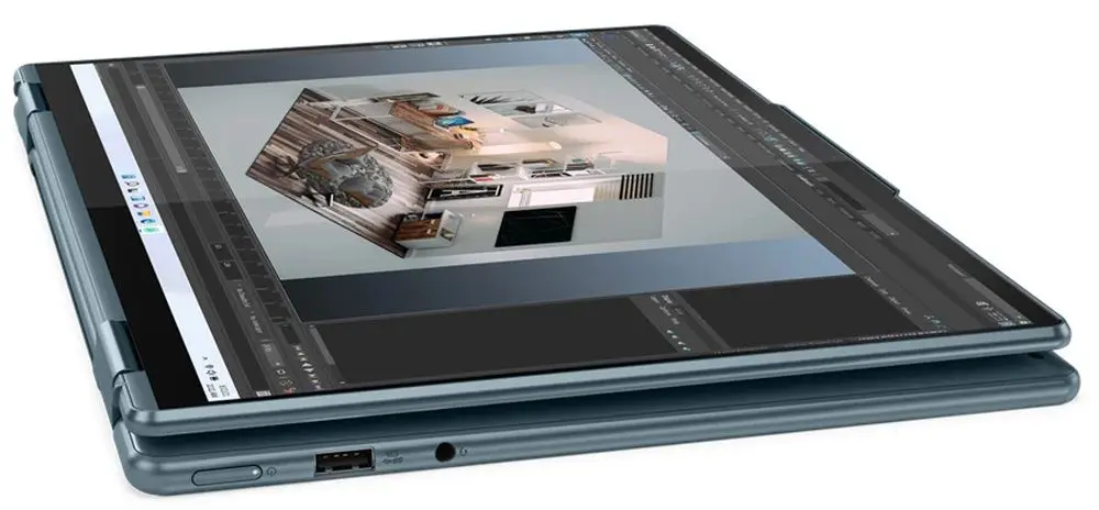 Ноутбук Lenovo Yoga 7 14ARB7 AMD Ryzen 5 6600U 16GB DDR5/512GB SSD (Stone Blue)