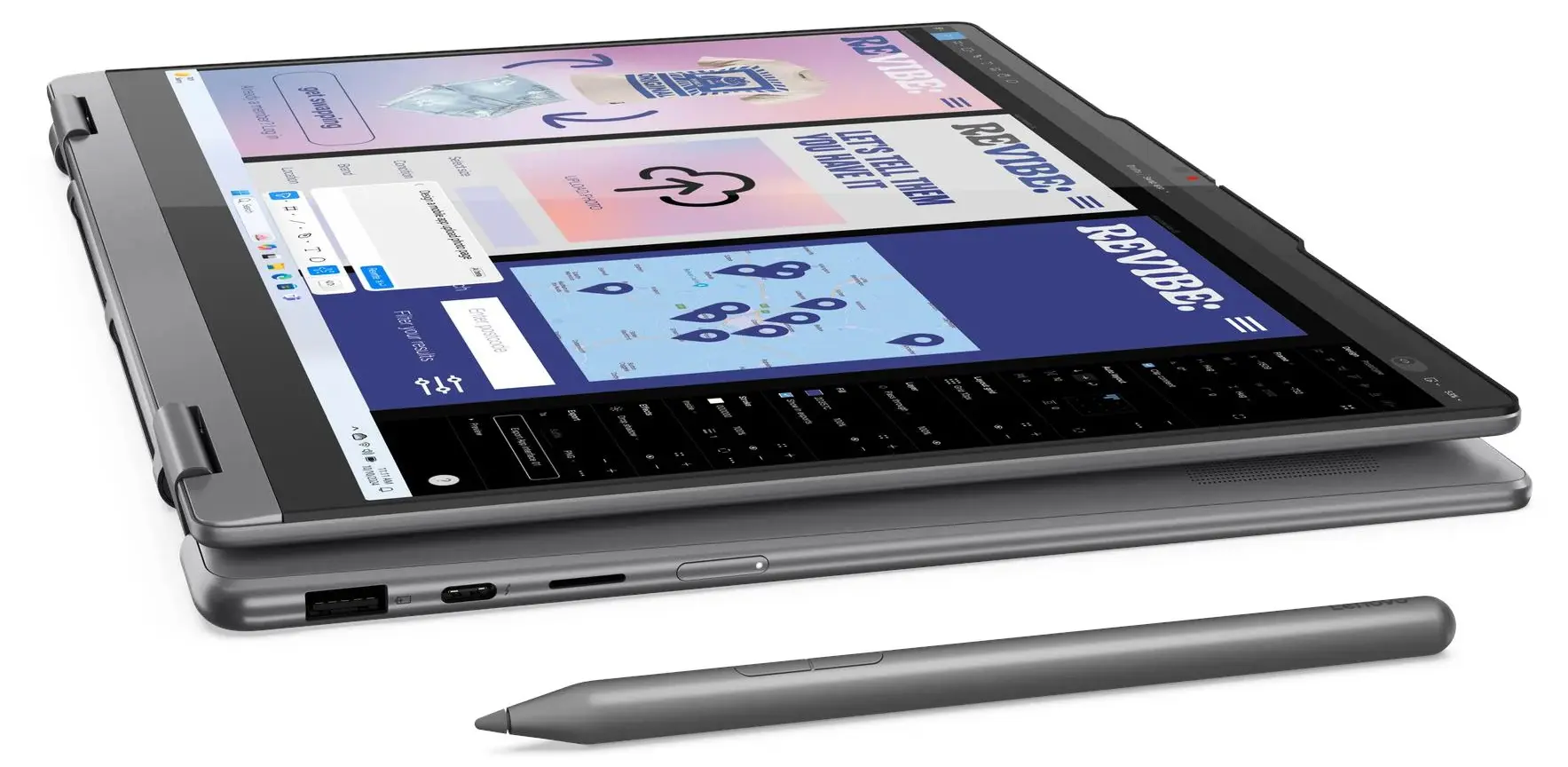 Laptop Lenovo Yoga 7 14ILL10 Intel Core Ultra 5 226V 16/512GB NoOS (Luna Grey)