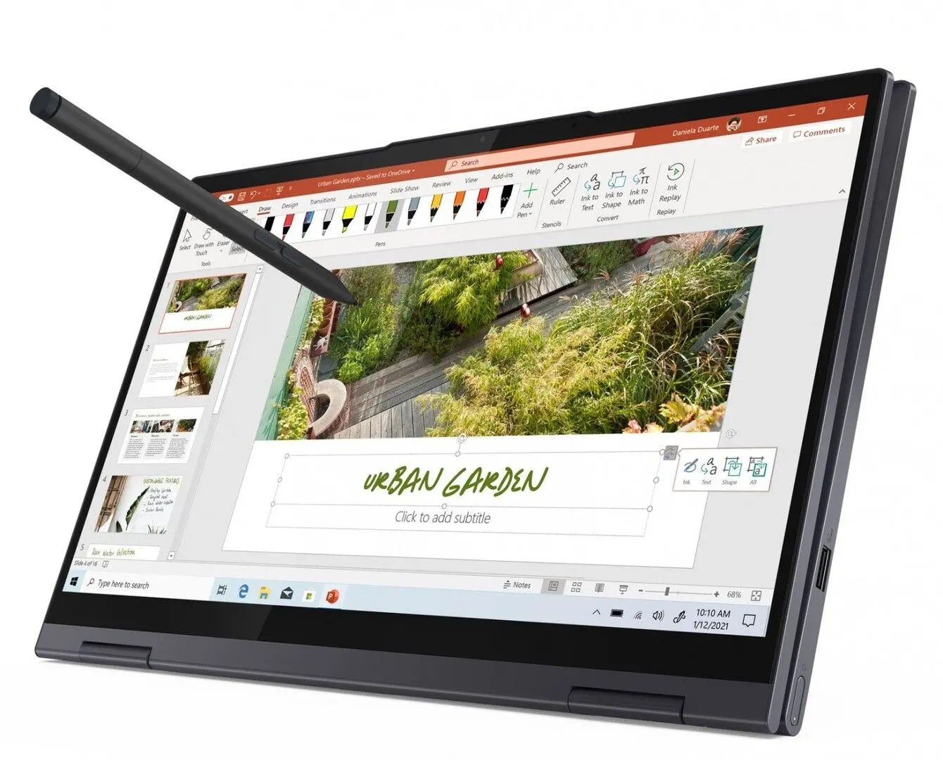 Laptop Lenovo Yoga 7 14ITL5 Intel Core i5-1135G7 16GB DDR4/1TB SSD (Grey)