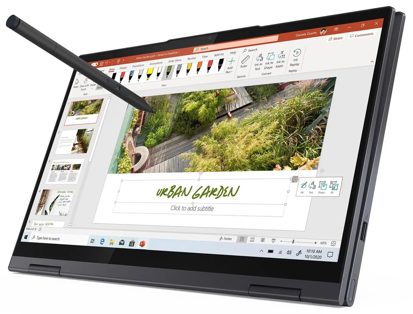 Ноутбук Lenovo Yoga 7 14ITL5 Intel Core i5-1135G7 8GB DDR4/512GB SSD Win11 (Slate Grey) - 2