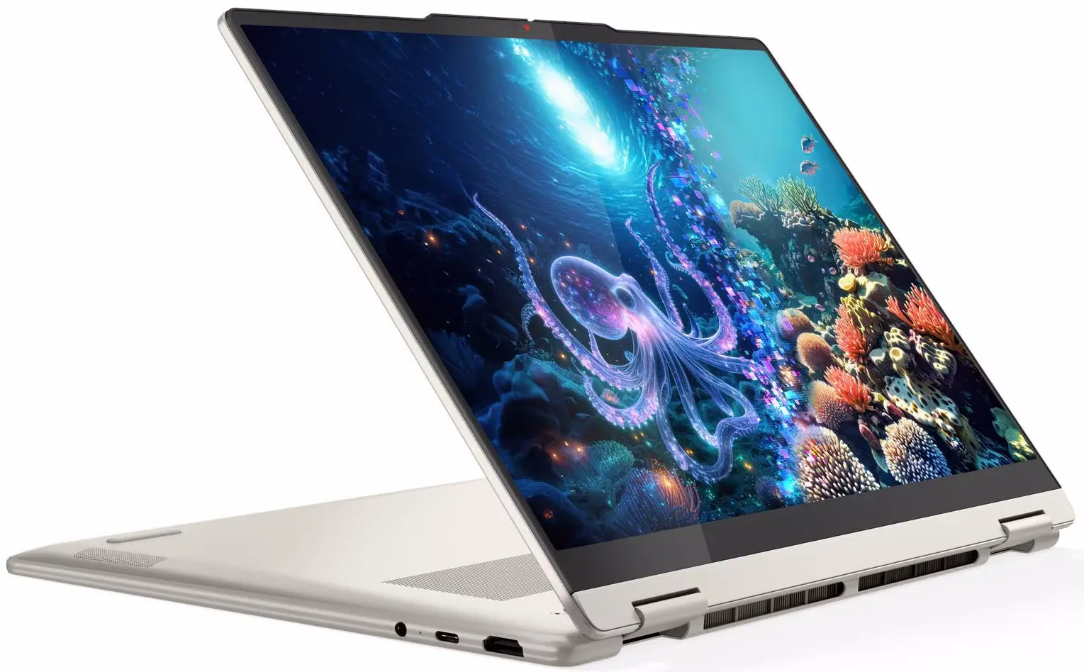 Ноутбук Lenovo Yoga 7 2-in-1 14AKP10 Ryzen AI 7 350 24GB/1TB W11Home (Seashell) - 4