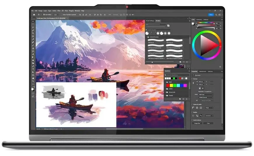 Ноутбук Lenovo Yoga 9 14IMH9 83AC002NRM Intel Core Ultra 7 155H 1x32GB DDR5/1TB SSD (Luna Grey)