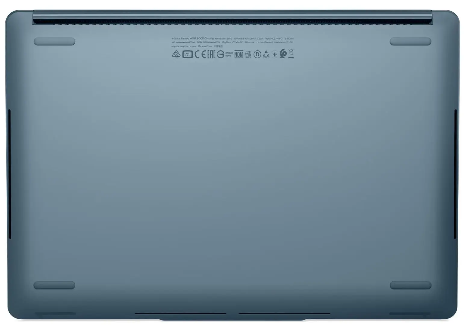 Ноутбук Lenovo Yoga Book 9 13IMU9 Intel Core Ultra 7 155U 16GB LPDDR5X/1TB SSD W11H (Tidal Teal) - 16