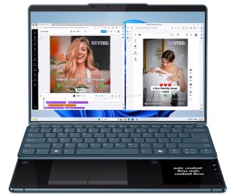 Laptop Lenovo Yoga Book 9 13IMU9 Intel Core Ultra 7 155U 32GB LPDDR5X/1TB SSD W11P (Tidal Teal)