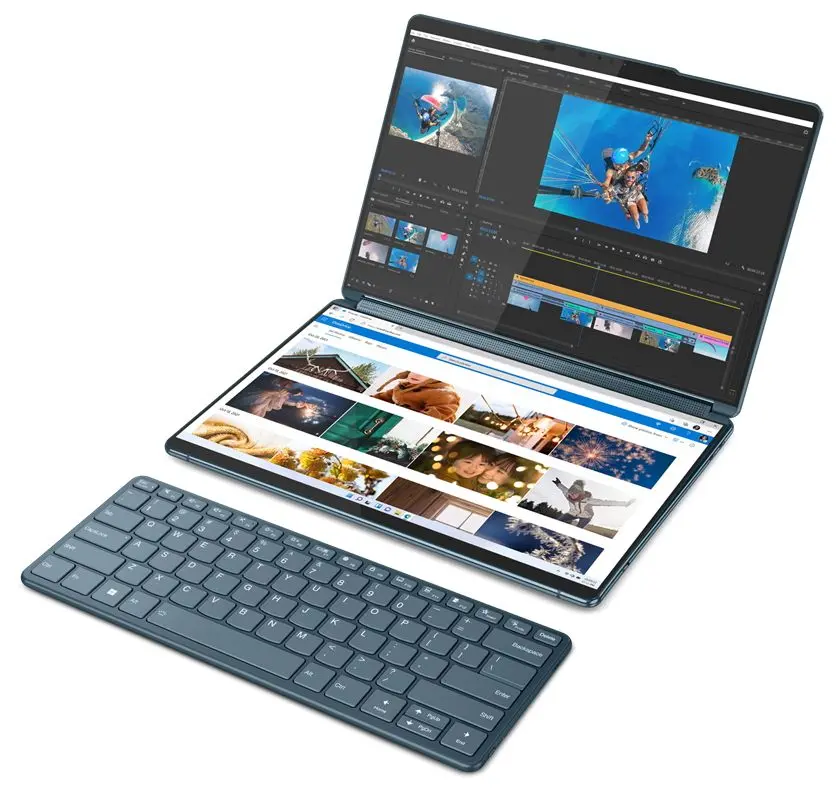 Ноутбук Lenovo Yoga Book 9 13IRU8 Intel Core i7-1355U 16GB DDR5/1TB SSD (Tidal Teal)