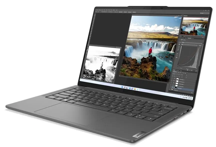 Laptop Lenovo Yoga Pro 7 14APH8 AMD Ryzen 7 7840HS 16GB DDR5/1TB SSD NVIDIA GeForce RTX 3050 (Storm Grey) - 5