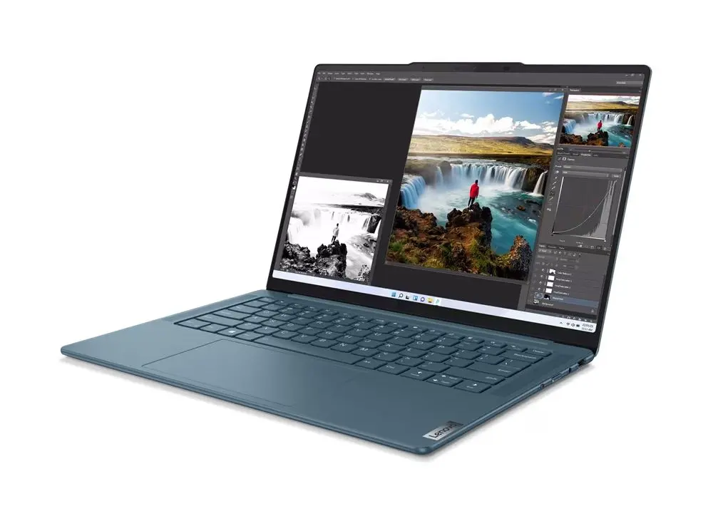 Laptop Lenovo Yoga Pro 7 14ARP8 AMD Ryzen 7 7735HS 16GB DDR5/1TB SSD (Tidal Teal) - 4