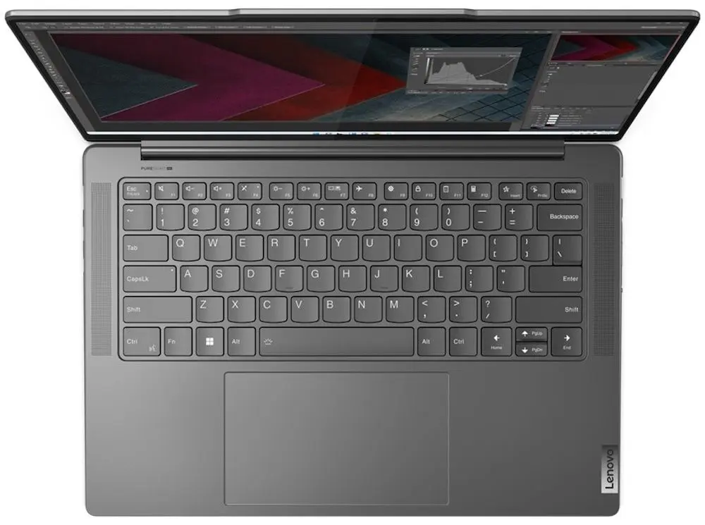 Laptop Lenovo Yoga Pro 7 14ARP8 AMD Ryzen 7 7735HS 16GB LPDDR5/512GB SSD (Storm Gray)