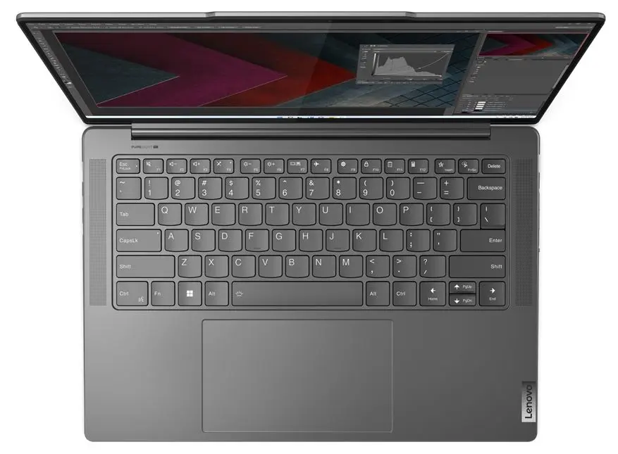 Ноутбук Lenovo Yoga Pro 7 14IMH9 Intel Core Ultra 7 155H 32GB LPDDR5/1TB SSD (Luna Grey) - 3