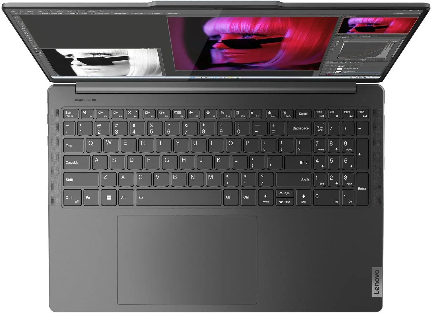 Laptop Lenovo Yoga Pro 9 16IRP8 Intel Core i9-13905H 64GB LPDDR5/1TB SSD W11H (Storm Grey)