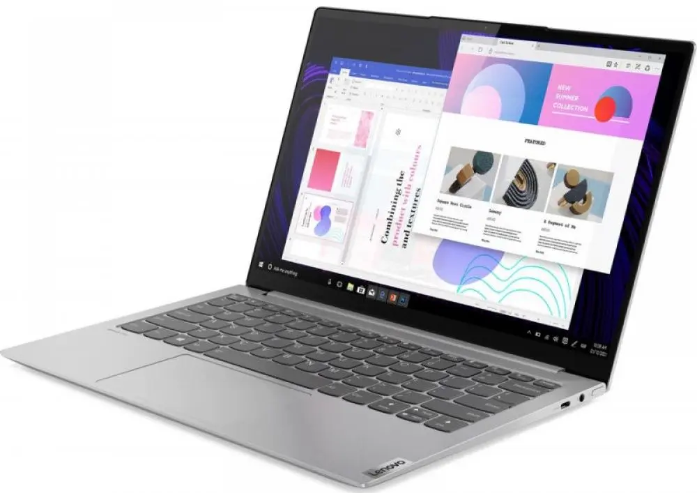 Laptop Lenovo Yoga Slim 7 13ACN5 AMD Ryzen 7 5800U 16GB DDR4/1TB SSD (Light Silver) - 2