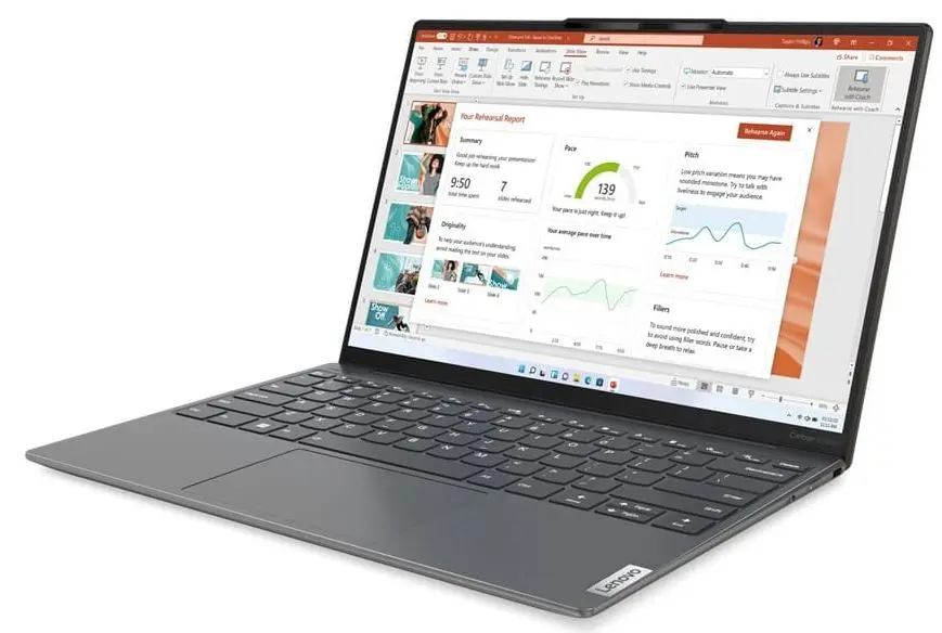 Ноутбук Lenovo Yoga Slim 7 13IAP7 Intel Core i5-1240P 16GB DDR5/512GB SSD (Grey) - 4