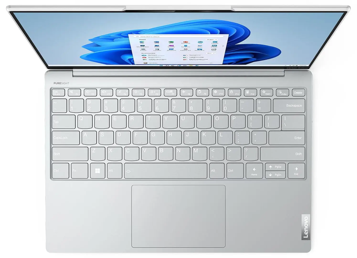 Laptop Lenovo Yoga Slim 7 Carbon 82U90068RM Intel Core i7 1260P 16GB DDR5/1TB SSD (White)