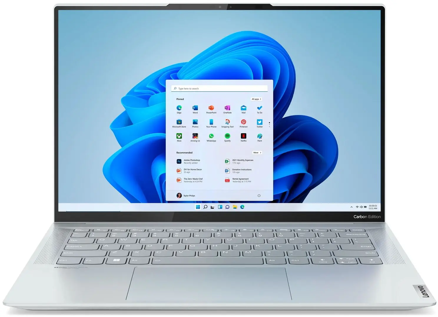 Laptop Lenovo Yoga Slim 7 Carbon 82U90068RM Intel Core i7 1260P 16GB DDR5/1TB SSD (White)