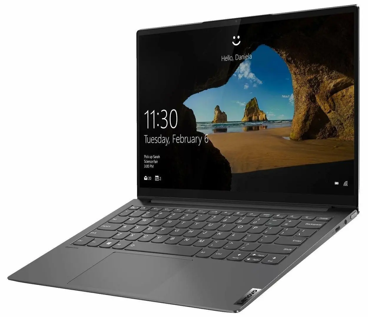 Laptop Lenovo Yoga Slim 7 Pro 14IHU5 Intel Core i5-11320H 16GB DDR4/1TB SSD W11H (Slate Grey) - 4