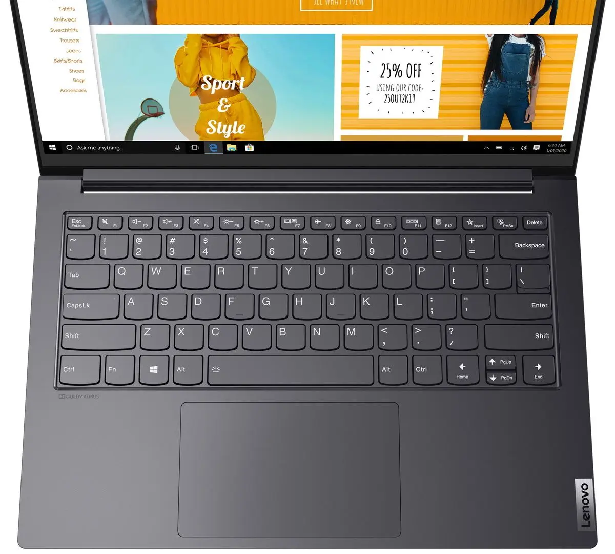 Ноутбук Lenovo Yoga Slim 7 Pro 14ITL5 Intel Corei5-1135G7 16GB LPDDR4x/512GB SSD (Slate Grey) - 3