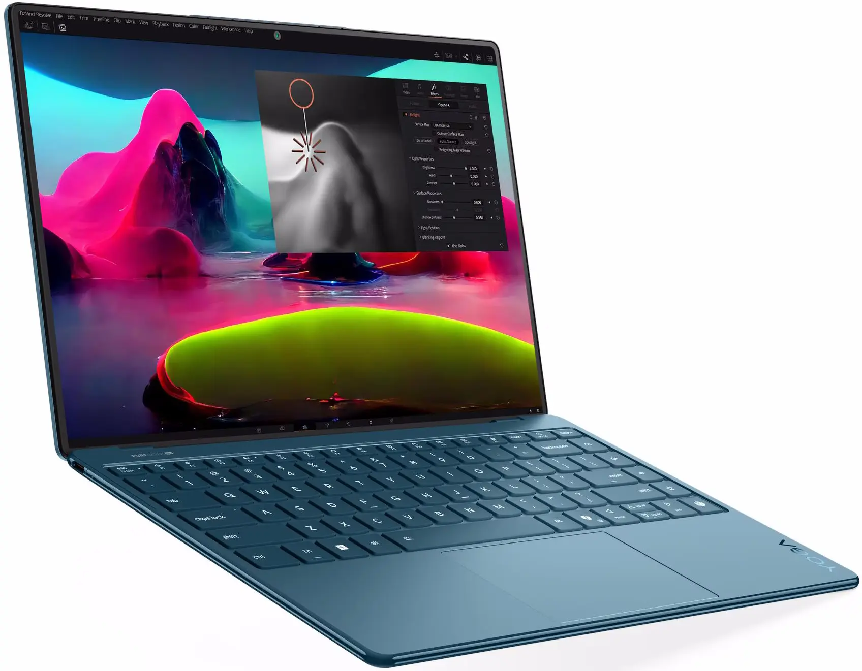 Ноутбук Lenovo Yoga Slim 9 14ILL10 Core Ultra 7 258V 32GB/1TB W11Home (Tidal Teal) - 3